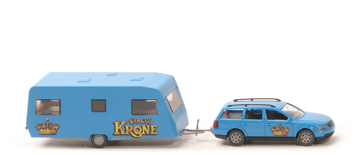 VW Passat Variant 1996 Wohnwagengespann - "Circus Krone" - Circus Krone (3)