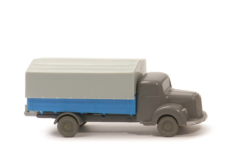MB L 3500 uv Pritschen-LKW - FH, CH basaltgrau, PR himmelblau - 450/ ?