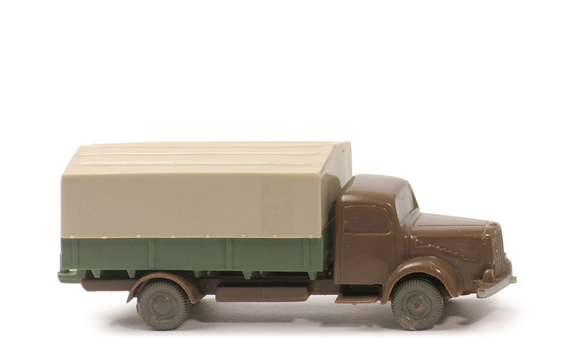 MB L 5000  uv Pritschen-LKW - FH, CH blassbraun , PR dunkelmaigrün - 430/8 ?