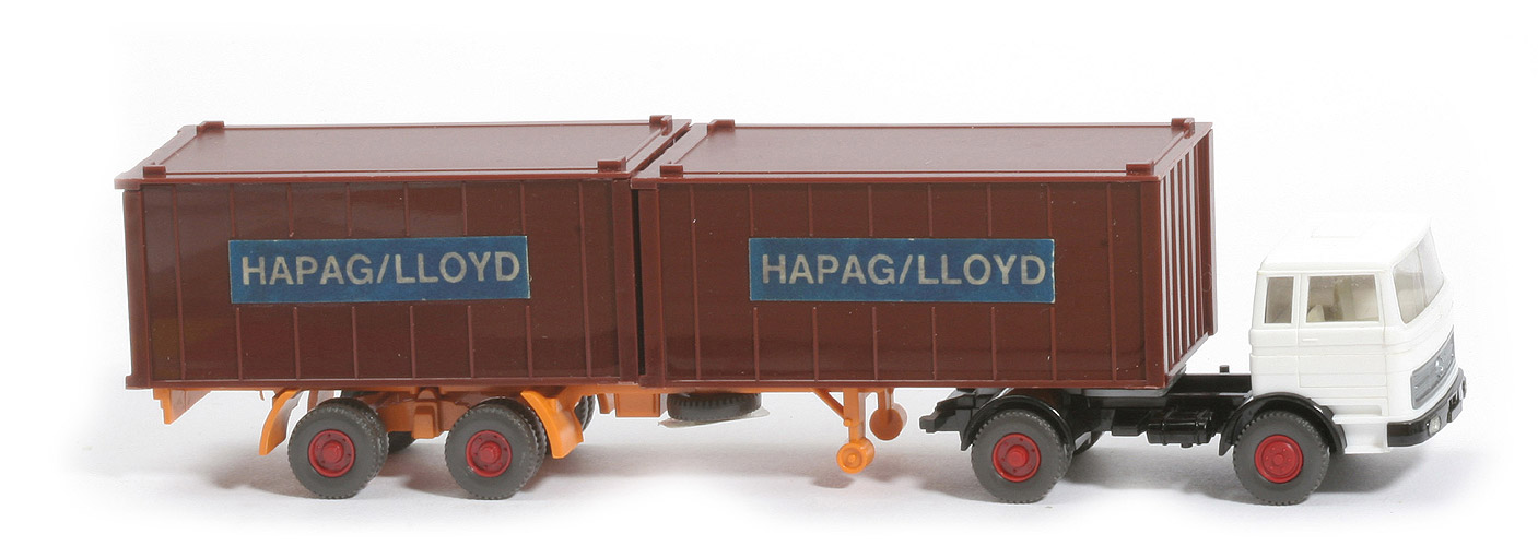 MB LPS 1620 Container-Sattelzug - Hapag-Lloyd  weiß / schwarz - Hapag-Lloyd 5?
