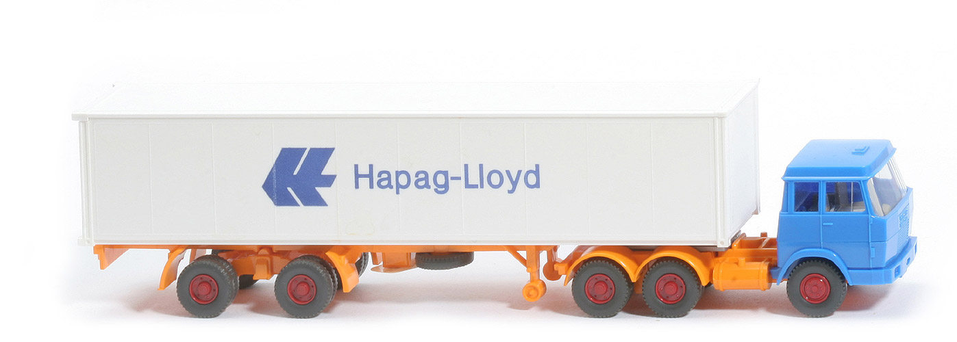 Hanomag-Henschel Container-Sattelzug - Hapag-Lloyd 1 x 40 ft, signalblau - Hapag-Lloyd 4 ?