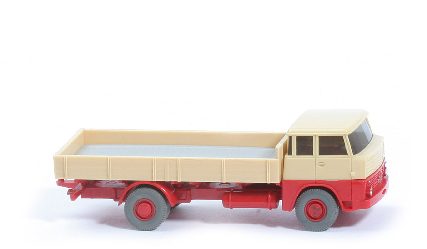 Henschel HS 14 Pritsche - hellbeige/rot (Messemodell) - 412/Vors.