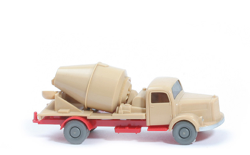 MB L 3500 Betontransporter - Vorserie: FH, Trommel beige/ CH rot - 532/ Vors. B