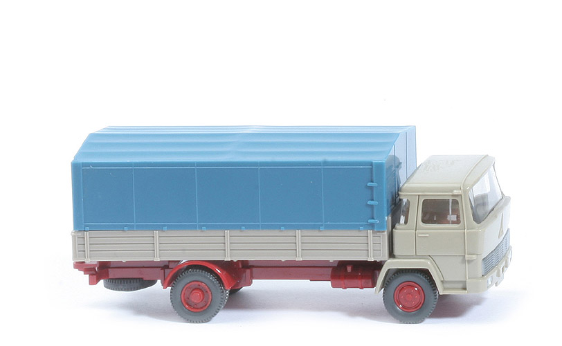 Magirus 100 D7 Pritsche - FH gelbgrau, PR graubeige - 423/1j