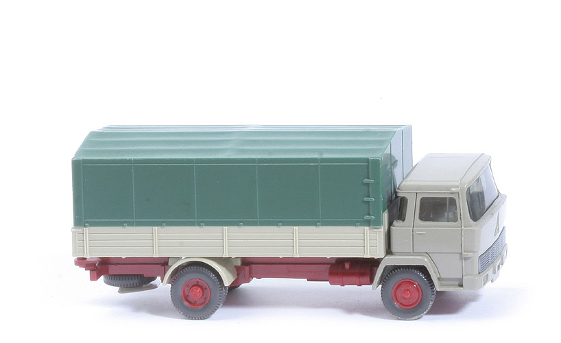 Magirus 100 D7 Pritsche - FH olivgrau, PR hellgelbgrau - 423/1l