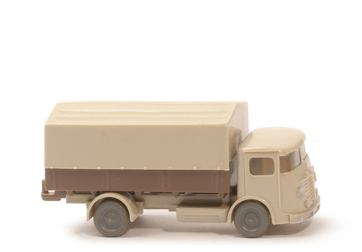 Büssing 4500 Pritschen-LKW - Typ 1, hellgelbgrau / blassbraun - 470/4j