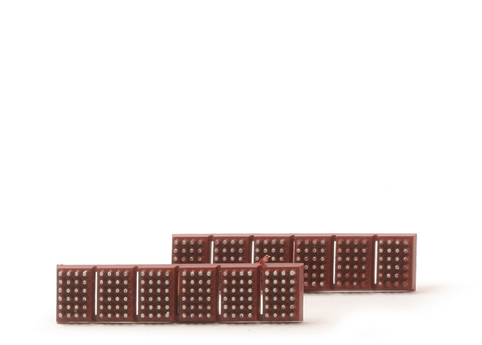 Flaschenkästen - hier hellbraunrot, 2x6 Stück - 1560/1