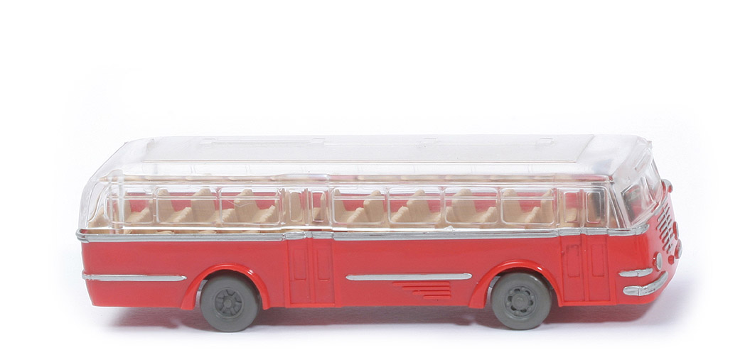 Büssing Trambus - BÜSSING aufgeklebt, m. Dachlüfter, blassrot - Büssing (3) a