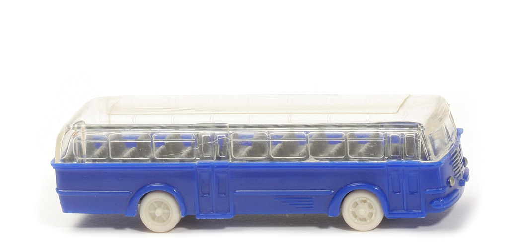 Büssing Trambus - alte Form, Fenster gerundet, dunkelultramarin, CH staubgrau - 720/2a