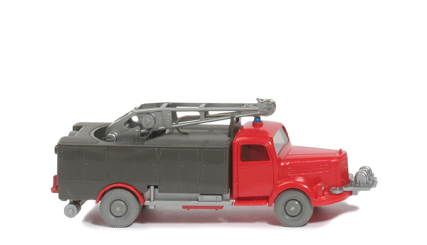 MB L 3500 S  Rüstwagen - Außerserie Aufbau anthrazit, Platte breit - 623/2 (Vors. ?)
