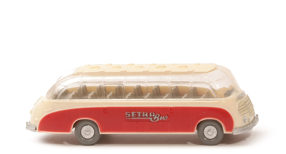 Setra-Bus - Werbemodell cremeweiß/rot - Setra D