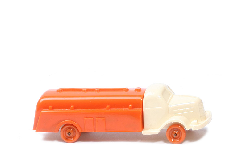 Dodge Tankwagen - FH/CH cremeweiß, Tank orange - 800/3d