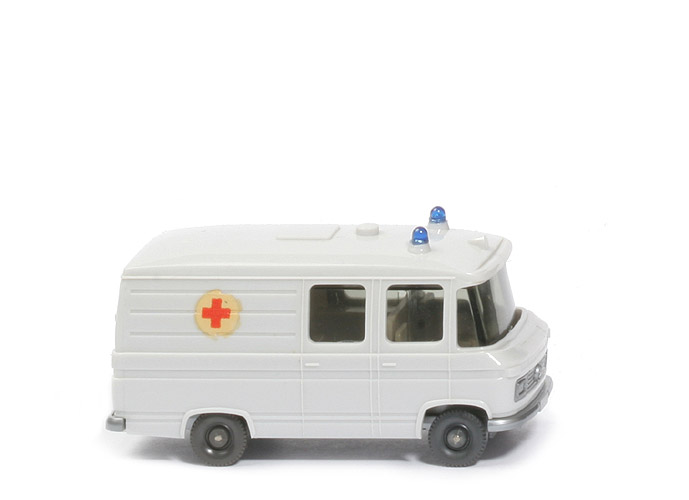 MB L 406 Rettungswagen - altweiß, mit Rotem Kreuz - 278/1 Vorserie