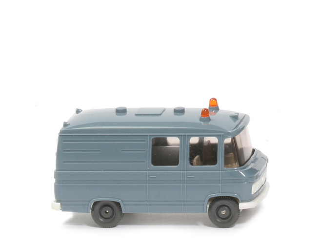 MB L 406 Rettungswagen - graublau, Warnlichter orange - 278/1 Vorserie