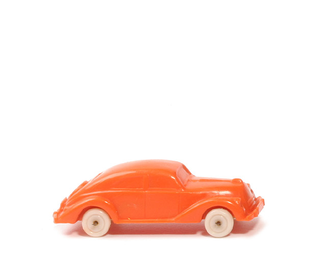 Schräghecklimousine, flache Haube - leuchtorange - 29/4f