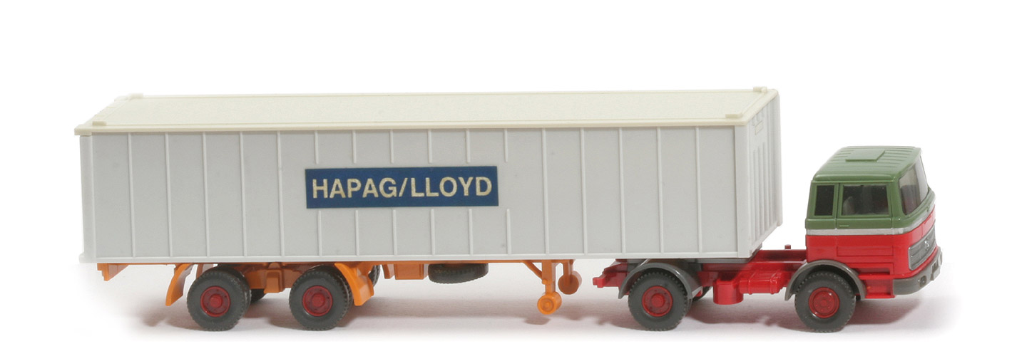MB LPS 1620 Container-Sattelzug - Hapag-Lloyd dunkelmaigrün/rot - Hapag-Lloyd 5?