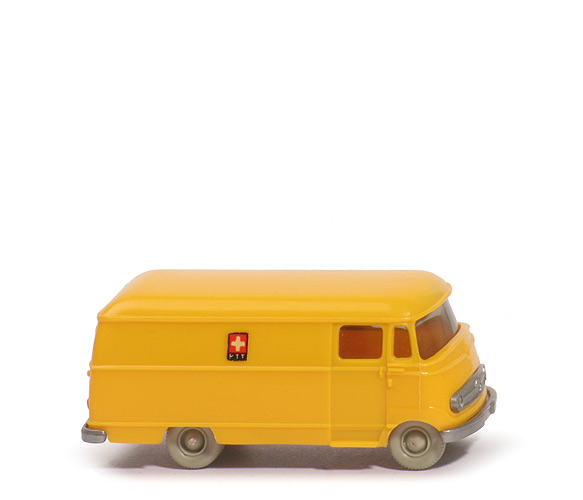 MB L 319 Postwagen - PTT, Chassis silber - 266/1f