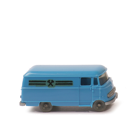 MB L 319 Kasten Zechensymbol - himmelblau, RL stark - 265/7a