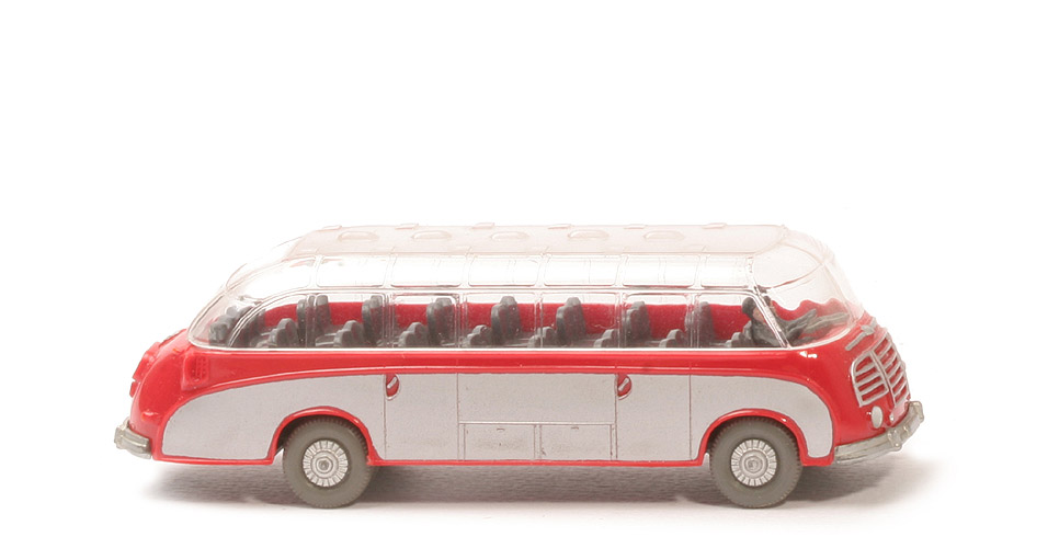 Setra-Bus - FAKE (!) Umbau aus Buspackung 50 Jahre, rot - 5000/9-2 x