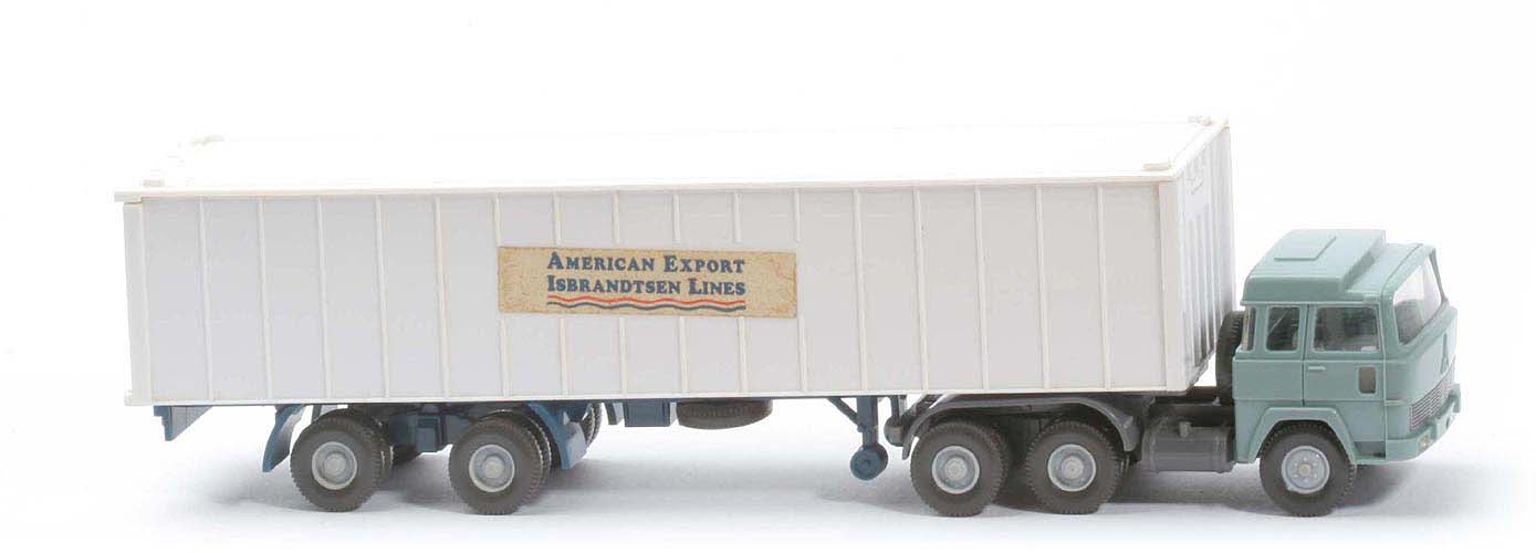 Magirus 235 D Container-Sattelzug - American... 1 x 40 ft, Cont reinweiß - American Export ?