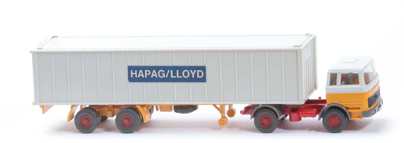 MB LPS 1620 Container-Sattelzug - Hapag-Lloyd altweiß / melonengelb / basaltgrau - Hapag-Lloyd 5?