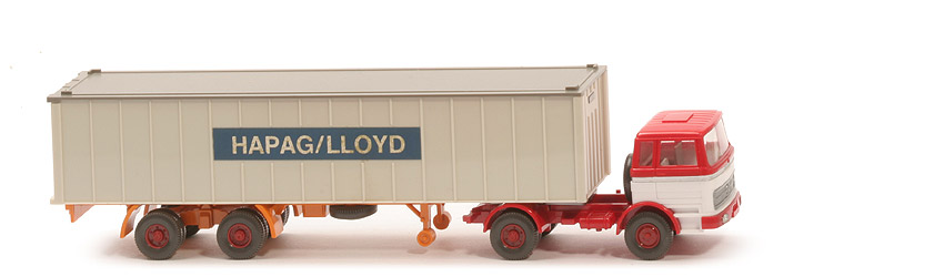 MB LPS 1620 Container-Sattelzug - Hapag-Lloyd  rot / weiß / rot - Hapag-Lloyd 5?