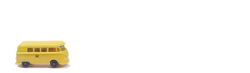 VW T1 Bus kl. Heckscheibe - gelb/gelb - 310/8