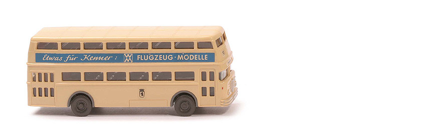 Büssing D2U geschlossen Flugzeug-Modelle - Linie 19 (Flughafen) - 722/6c