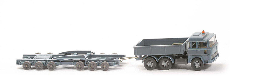 Magirus 235 D Straßenroller - Aufbau graublau - 590/14