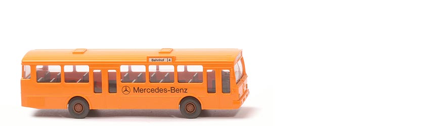 Stadtbus MB O 305, Mercedes-Benz - Bahnhof | 4, orangegelb, ohne Stift - 701/2d