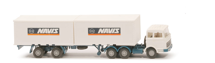 MB LPS 2223 Container-Sattelzug - Navis 2 x 20 ft-Container - Navis (4) ~