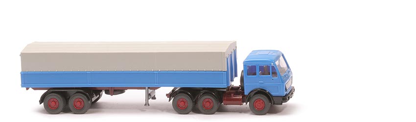 MB 2632 S Alupritsche - Aufbau signalblau, Grill Papier - 515/1a