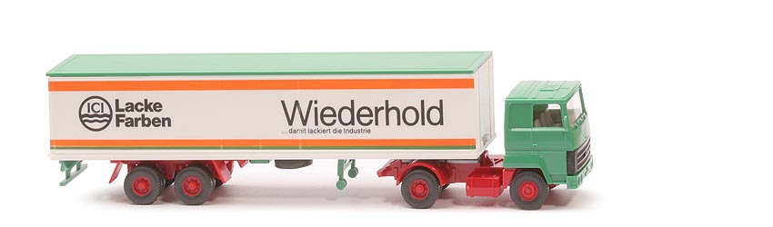 Ford Transcontinental Koffer-Sattelzug - ICI, ... damit lackiert die Industrie, Grill eingesetzt - 540/37