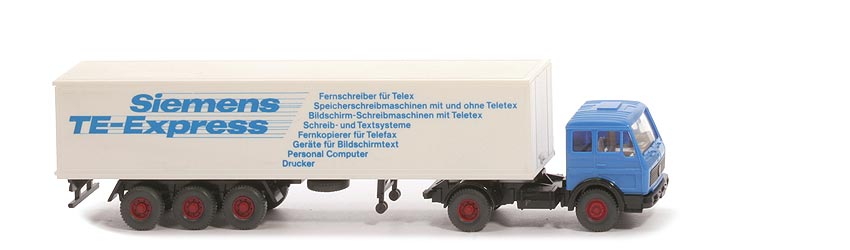 MB 1626 S Koffer-Sattelzug 2/3 - Siemens TE-Express - 542/9