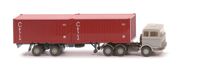 MB LPS 2223 Stahl-Container - cti ohne Unterfahrschutz, FH silbergrau - 524/6a