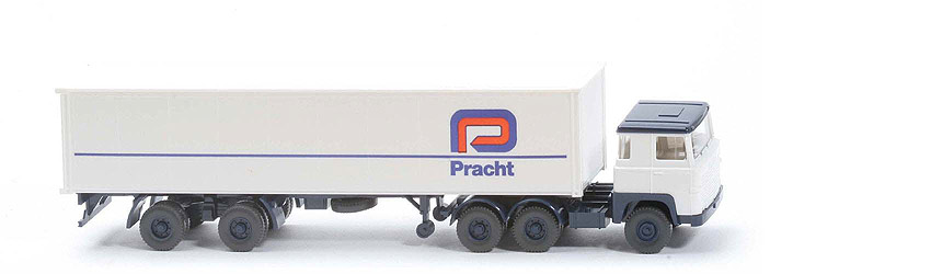 Scania 111  Container-Sattelzug - Pracht - 520/47