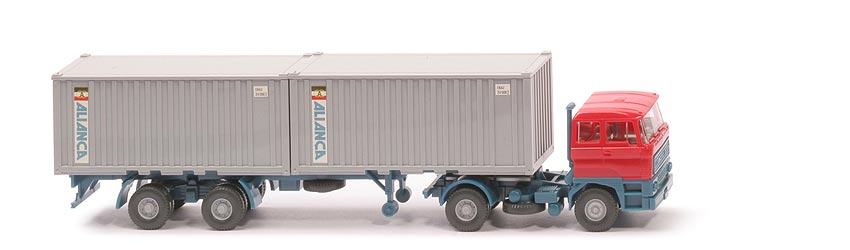 DAF 3300 Stahl-Container 2 x 20 ft - Alianca - 524/10