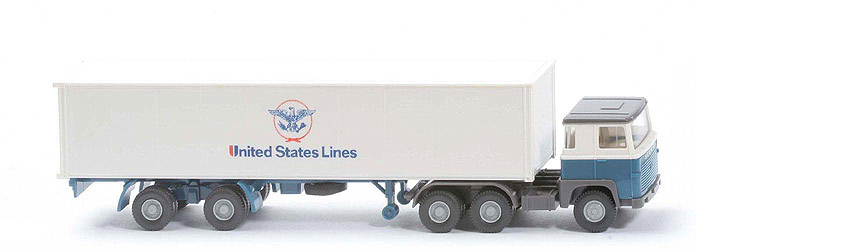 Scania 110 Container-Sattelzug - United States Lines - 520/35a