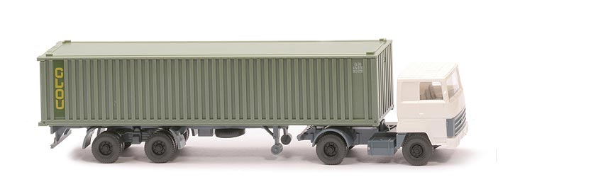 Ford Transcontinental Container-Sattelzug  - Clou 40 ft-Stahlcontainer - 523/20