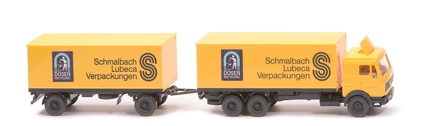 MB 2235 Koffer-Fernlastzug - Schmalbach neu - 457/5