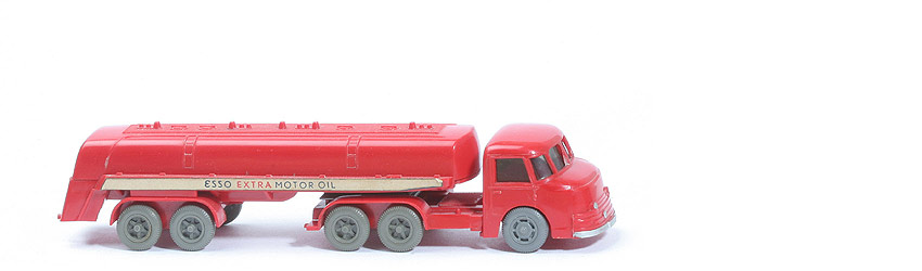 Henschel Bimot Esso Supertankwagen - verglast, AH offen, rot - 790/4a