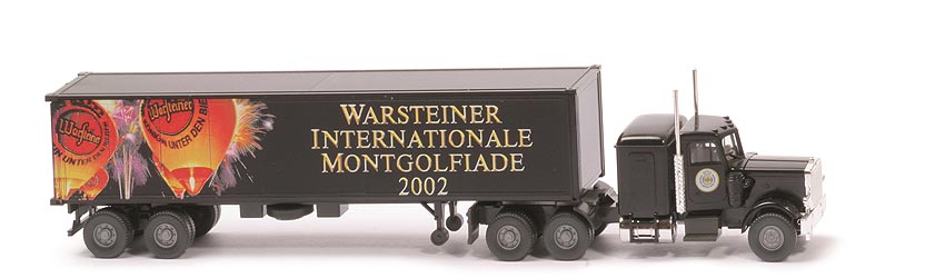 Peterbilt Container-Sattelzug (2002) - Warsteiner: "Montgolfiade 2002" - Warsteiner (18d)