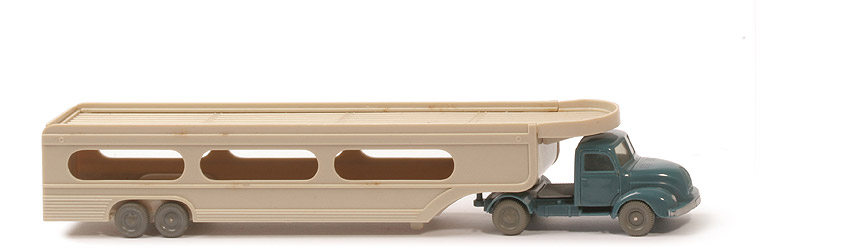 Magirus S 3500 PKW-Transporter - ZM mattgraublau, Aufl. hellelfenbein - 580/8 ?