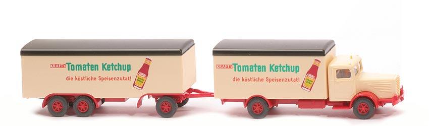 Büssing 8000 Typ 3, Koffer-Lastzug - Kraft - 886/1