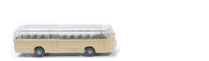 Büssing Trambus - mit Dachlüfter,  Chassis neu, hellbeige - 720/7e