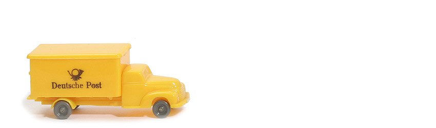 Ford 3500 Postwagen - hoher Koffer, ohne Innenprägung - 550/4a