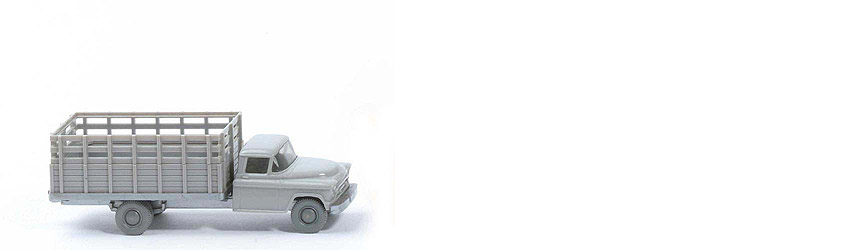 Chevrolet erhöhter Gitteraufbau - silbergrau - 442/2c