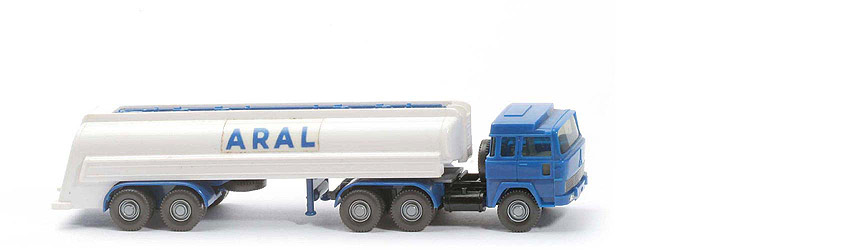 Magirus 235 D Aral-Tanksattelzug - Folie, dunkelsignalblau - 801/10f