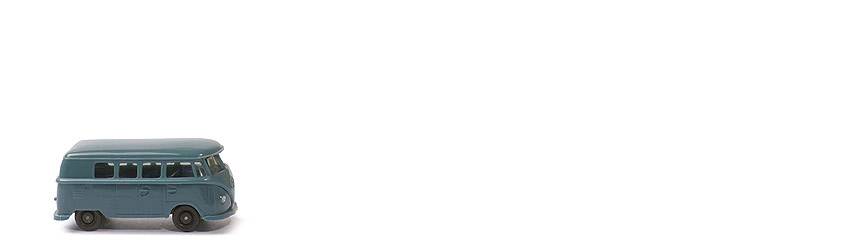 VW T1 Bus kl. Heckscheibe - hellazurblau/hellazurblau - 310/8zo