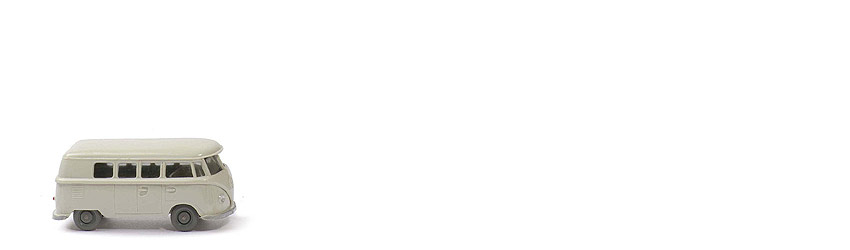 VW T1 Bus kl. Heckscheibe - perlweiß/perlweiß - 310/8zl